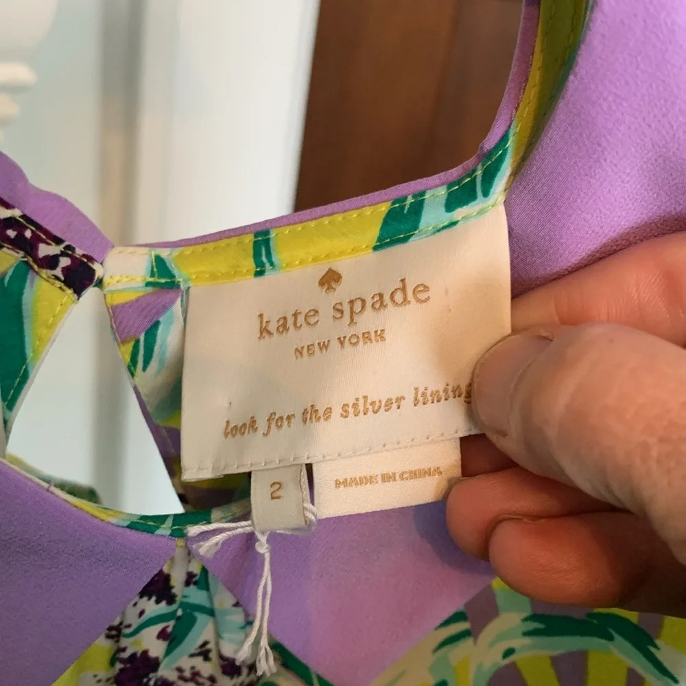 Kate Spade Silk and viscose dress. Worn‎ maybe once . Retail 298